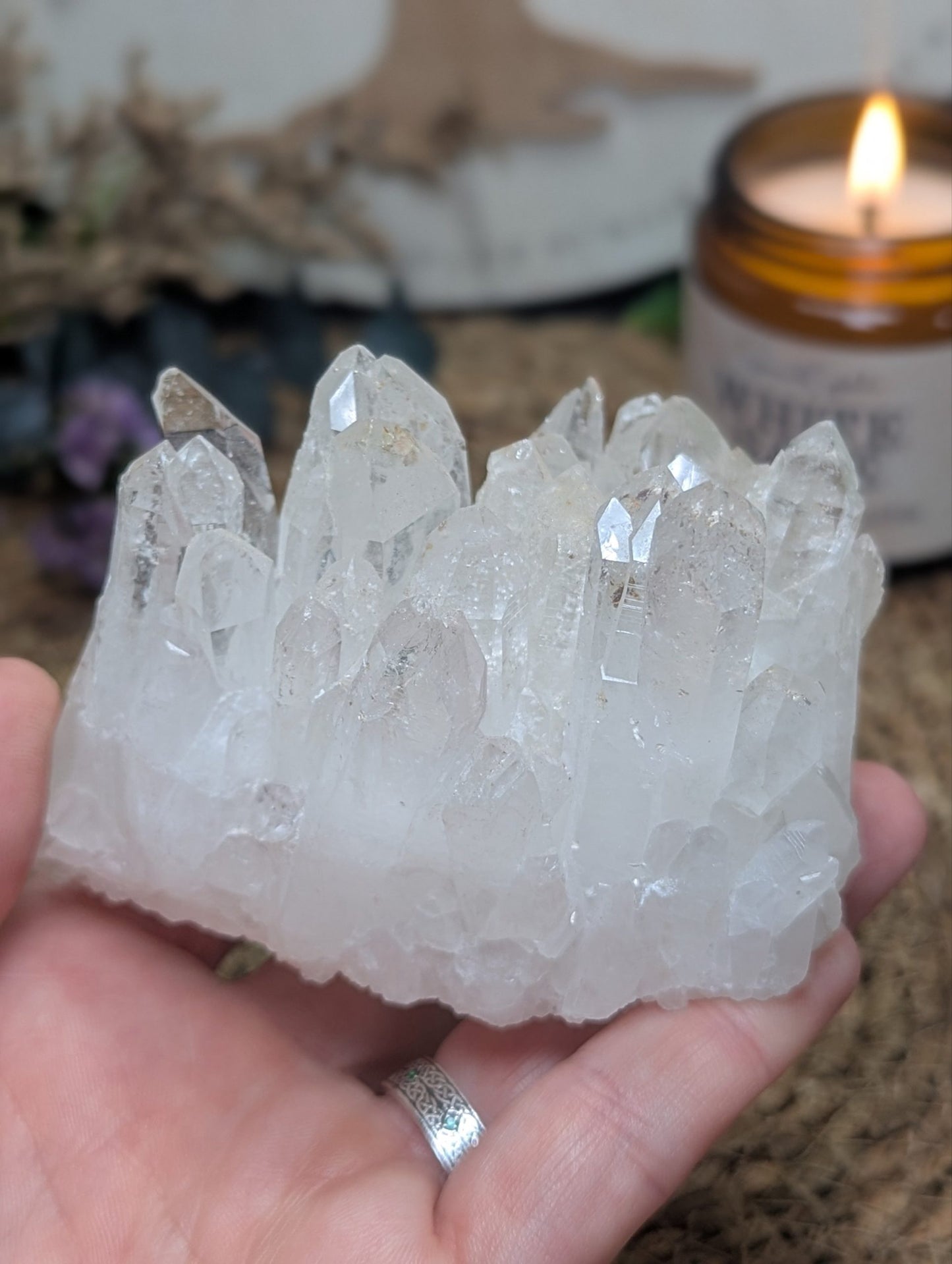 Clear Quartz Cluster image 1