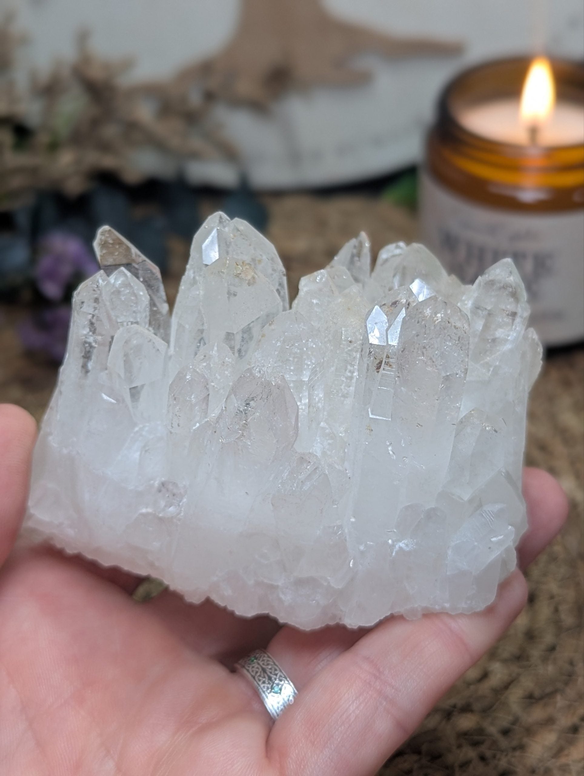 Clear Quartz Cluster image 1
