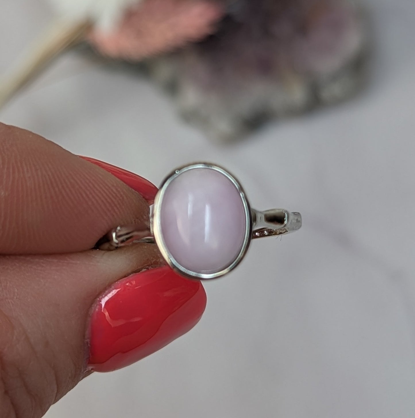 Kunzite rings - Four image