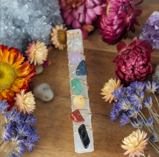 Selenite Chakra Wand (S) image 0