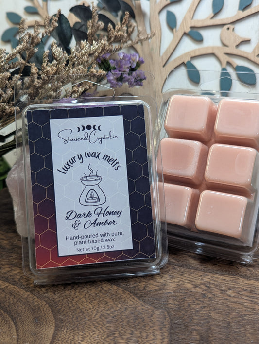 Dark Honey and Amber Luxury Wax Melts