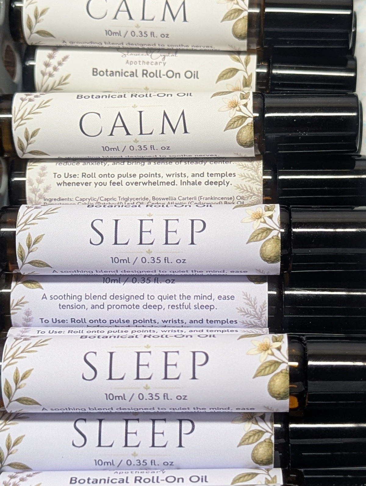 Botanical Roll-On Oils – Sleep & Calm