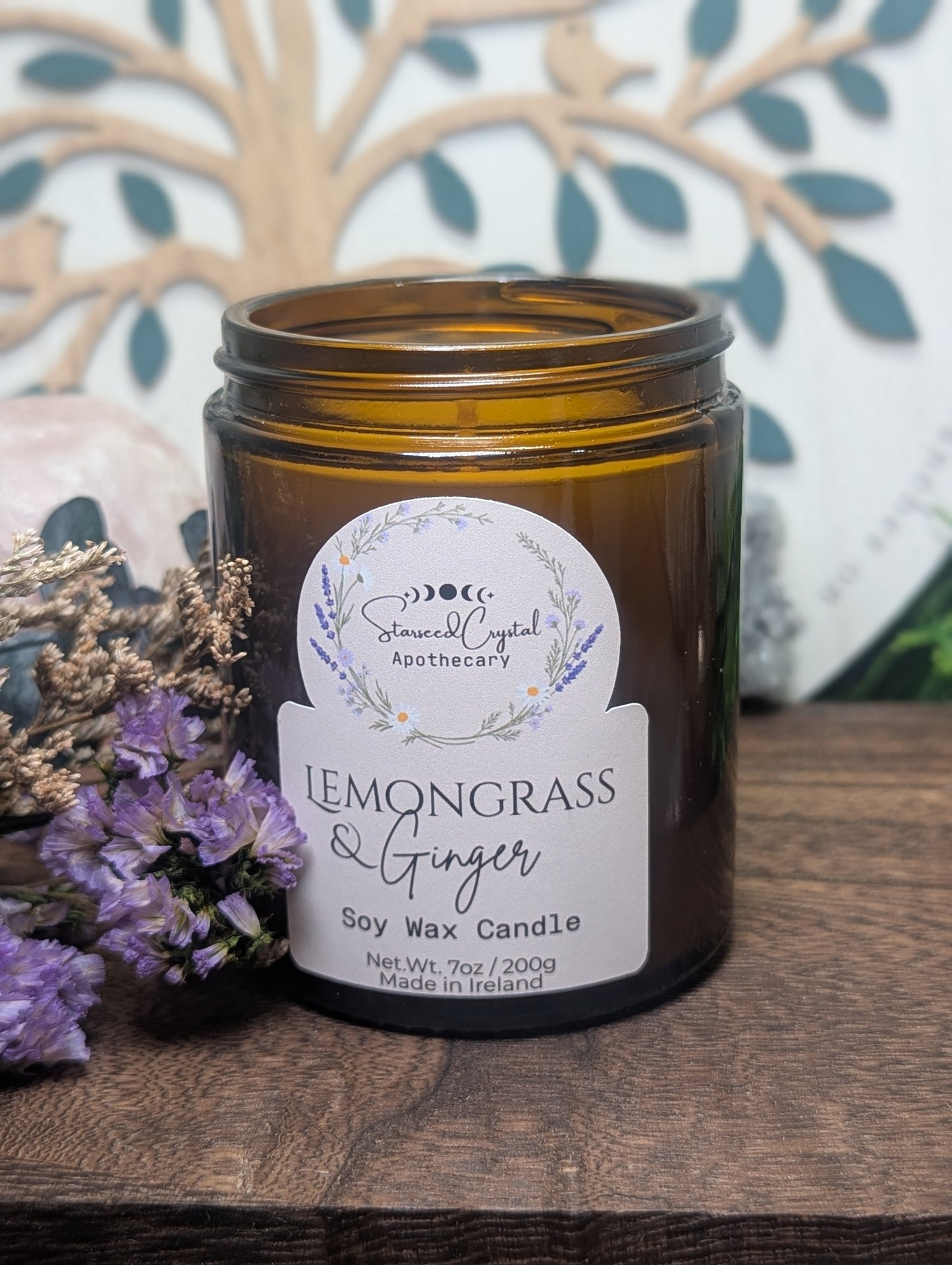 Handcrafted Candle — Lemongrass & Ginger | 7oz