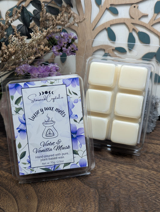 Violet and Vanilla Musk Luxury Wax Melts