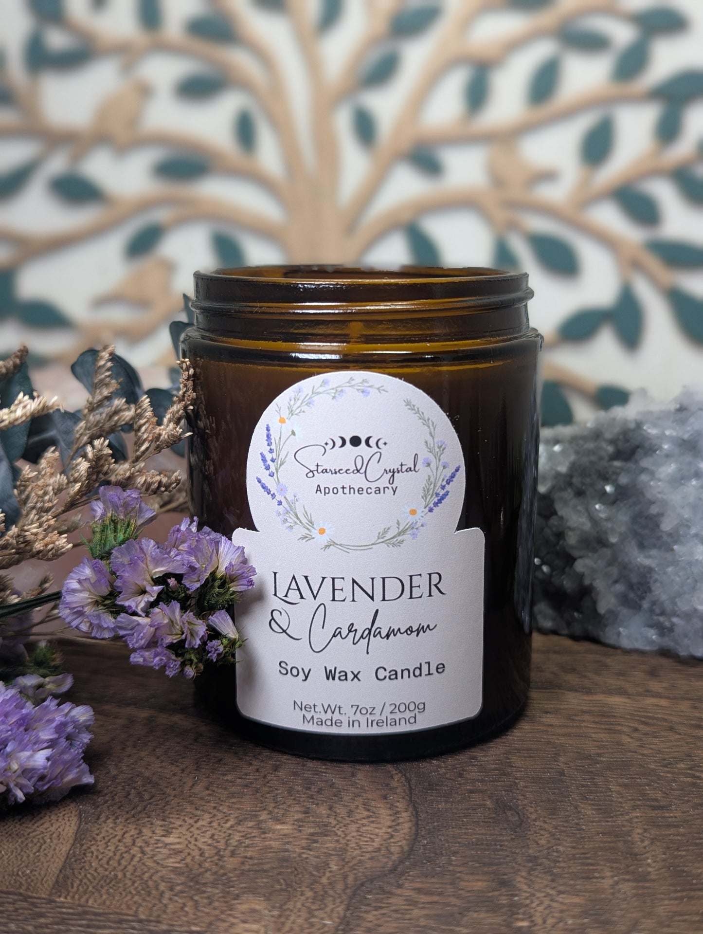 Handcrafted Candle — Lavender & Cardamom | 7oz