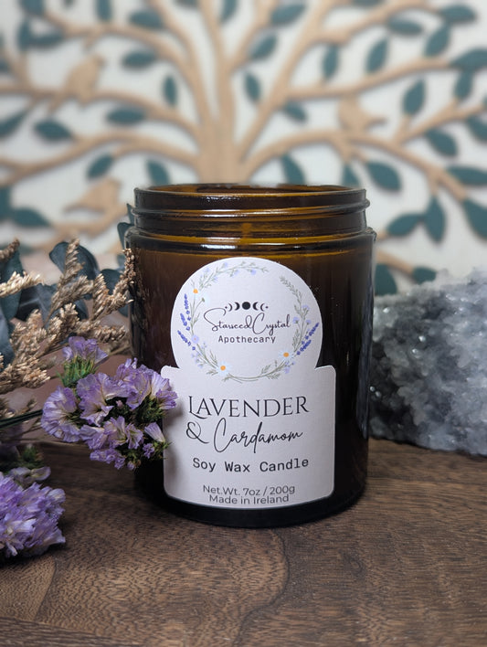 Handcrafted Candle — Lavender & Cardamom | 7oz