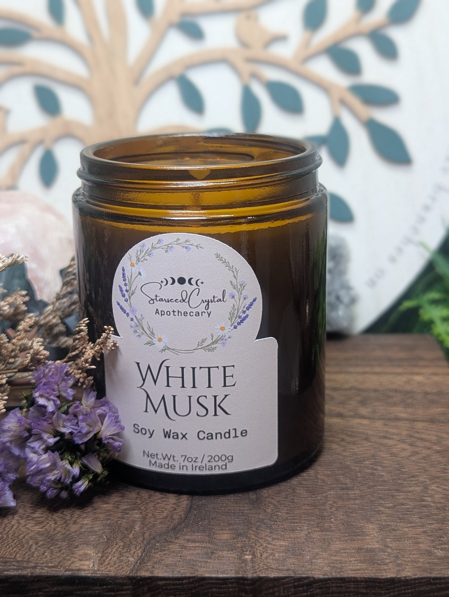 Handcrafted Candle — White Musk | 7oz