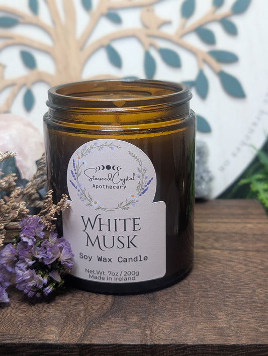 Handcrafted Candle — White Musk | 7oz